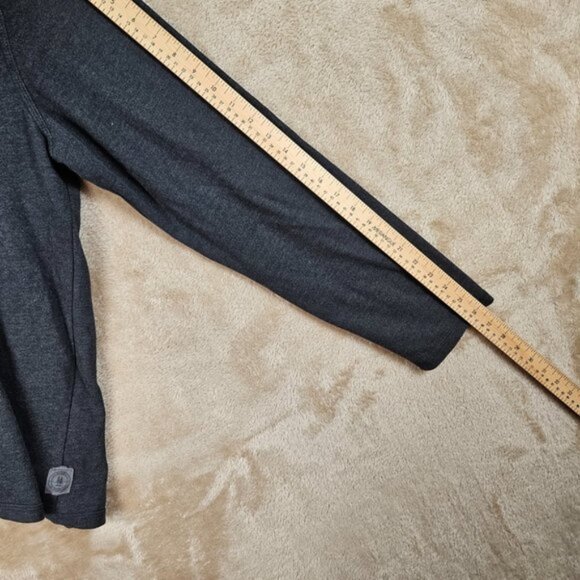 G.H. Bass & Co. Henley Shirt Mens Size XL Gray Thermal Long Sleeve - Picture 5 of 11